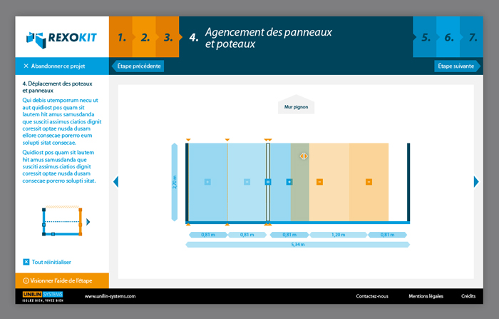 Application web Rexokit d'Unilin