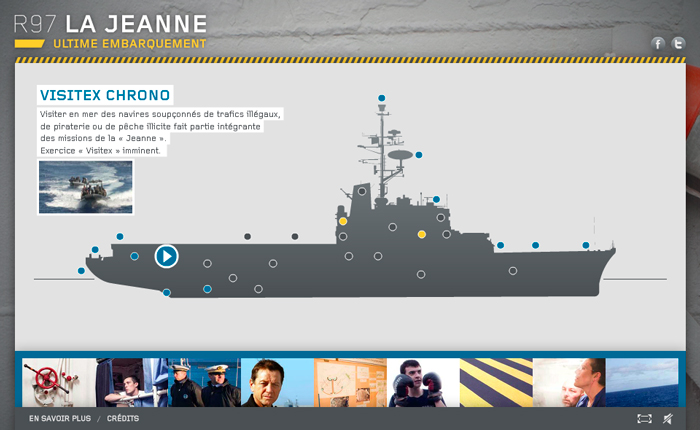 Web-documentaire R97 la Jeanne - Ultime Embarquement