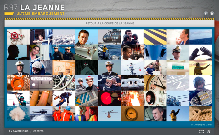 Web-documentaire R97 la Jeanne - Ultime Embarquement